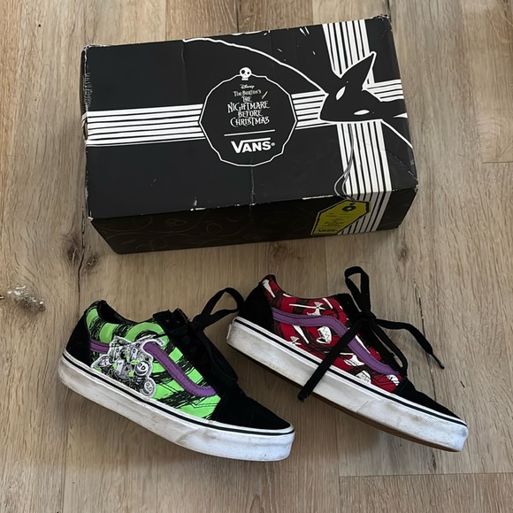 Vans Disney x The Nightmare Before Christmas x Old Skool Lock Shock and Barrel - Picture 1 of 4